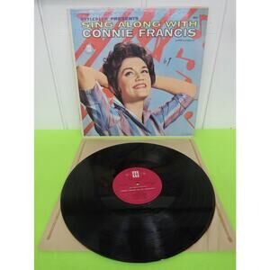 Brylcreem Presents SING ALONG WITH CONNIE FRANCIS 8002 - Vinyl‎ Record 12" LP